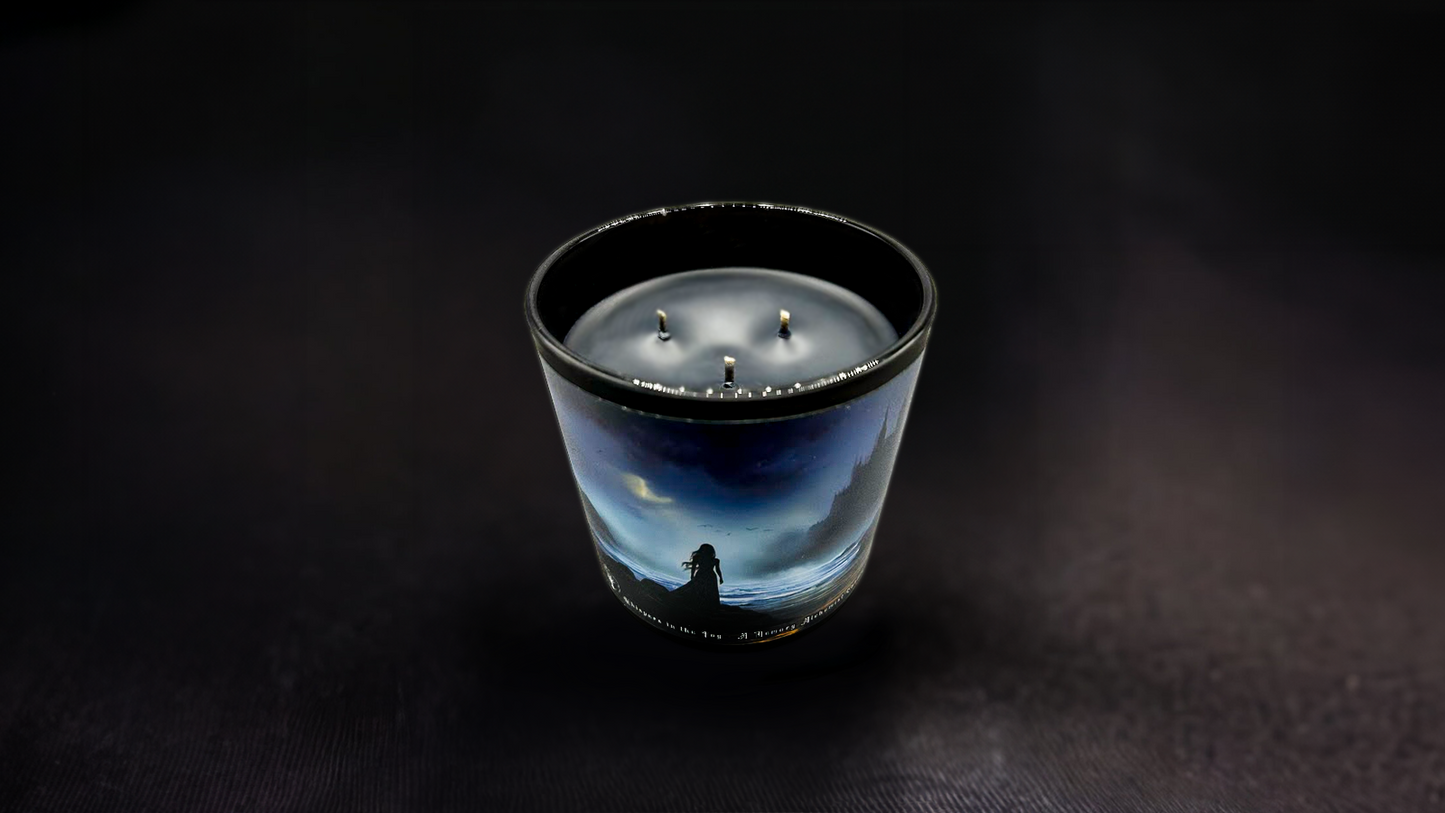 Whispers in the Fog - Earthy and Mystical with a Hint of Smoky Elegance Scented - Coconut and Apricot Luxury Wax Blend Candle