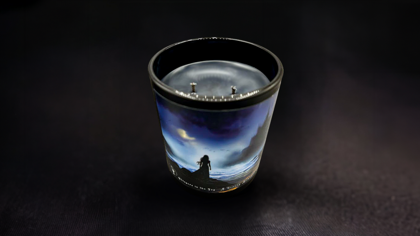 Whispers in the Fog - Earthy and Mystical with a Hint of Smoky Elegance Scented - Coconut and Apricot Luxury Wax Blend Candle