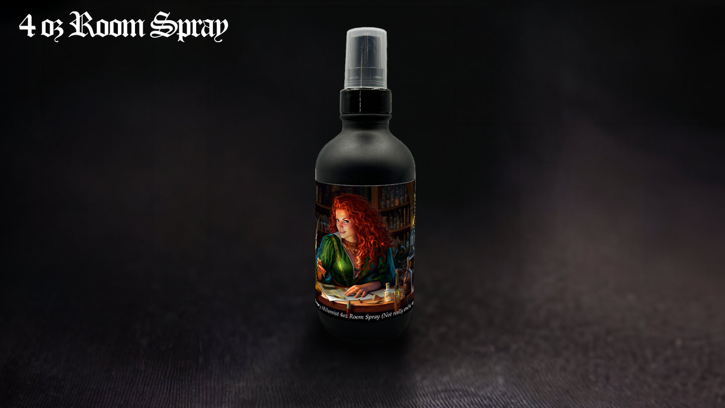 Alchemist’s Haven - Teakwood & Leather with a Hint of Dark Musk Scented – 4oz Room Spray