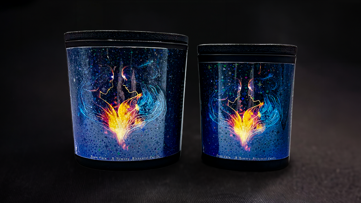 Anam Cara - Sensual Eucalyptus and Lavender with a Hint of Woody Cedar scented - Coconut and Apricot Luxury Wax Blend Candle
