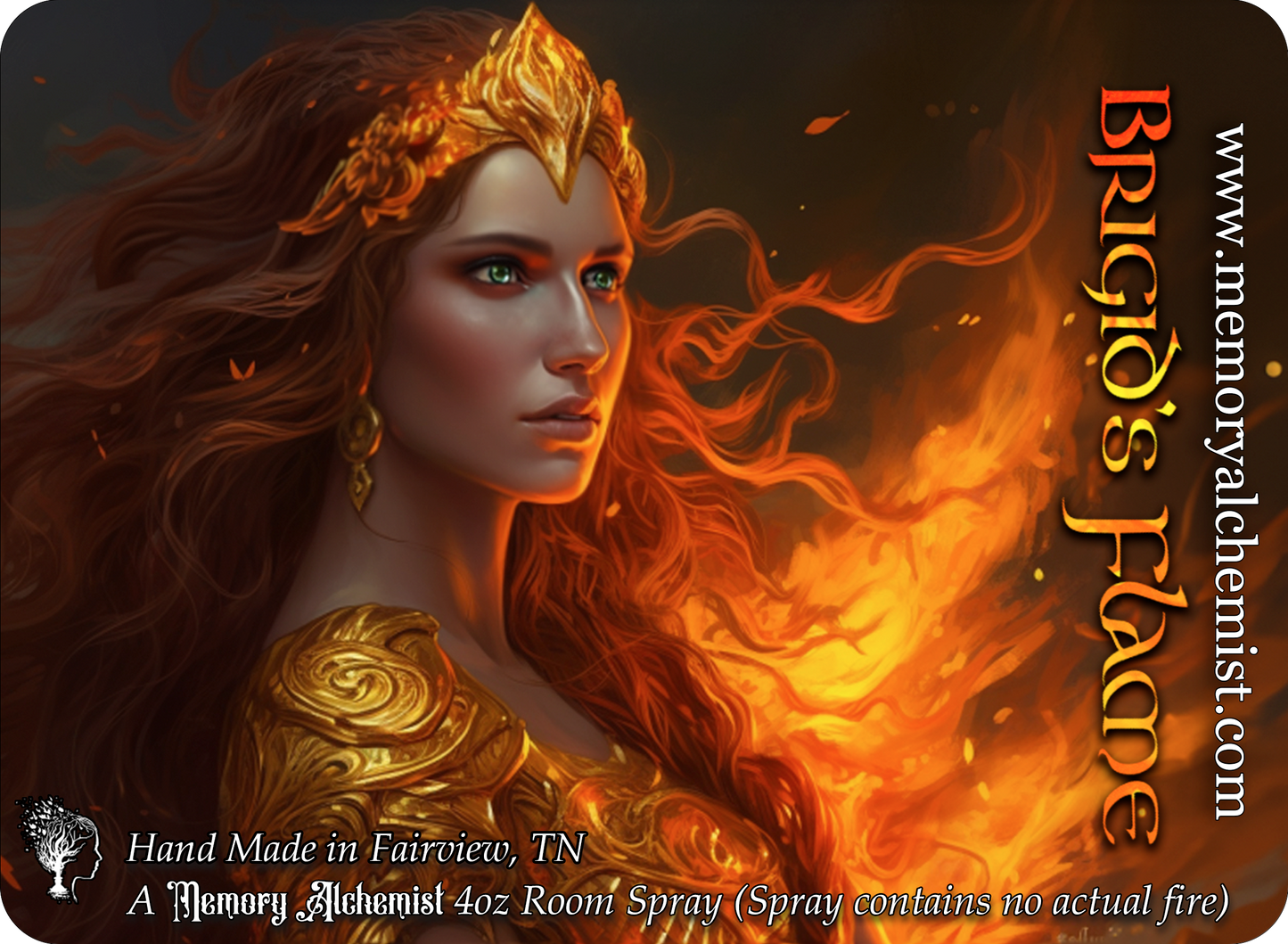 Brigid’s Flame - Zesty Citrus and Sugared Fruits with a hint of Velvet Musk – Room Spray 4oz