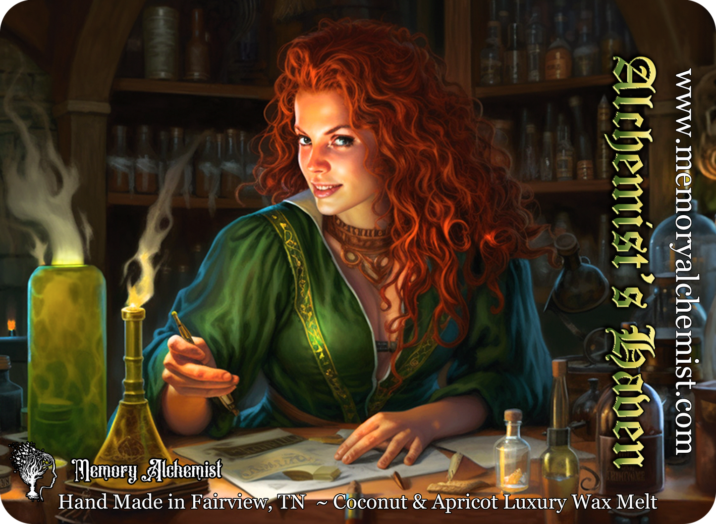 Alchemist’s Haven - Teakwood & Leather with a Hint of Dark Musk Scented – 4oz Room Spray