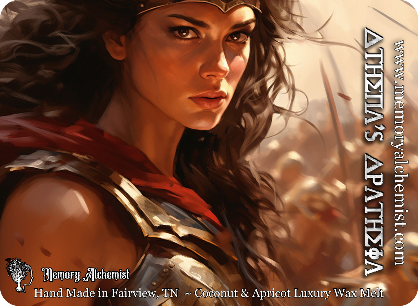 Athena’s Apatheia - Zesty Citrus and Sugared Fruits with a hint of Velvet Musk - Coconut & Apricot Luxury Wax Melts