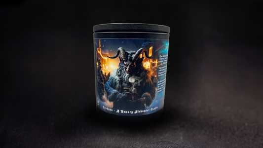 Krampus - Dark Fruit, Incense & Gun Metal Candle