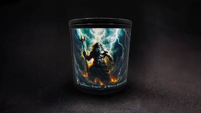 Poseidon’s Tempest - Refreshing Ozone and Sea Salt with a Hint of Plum scented - Coconut and Apricot Luxury Wax Blend Candle