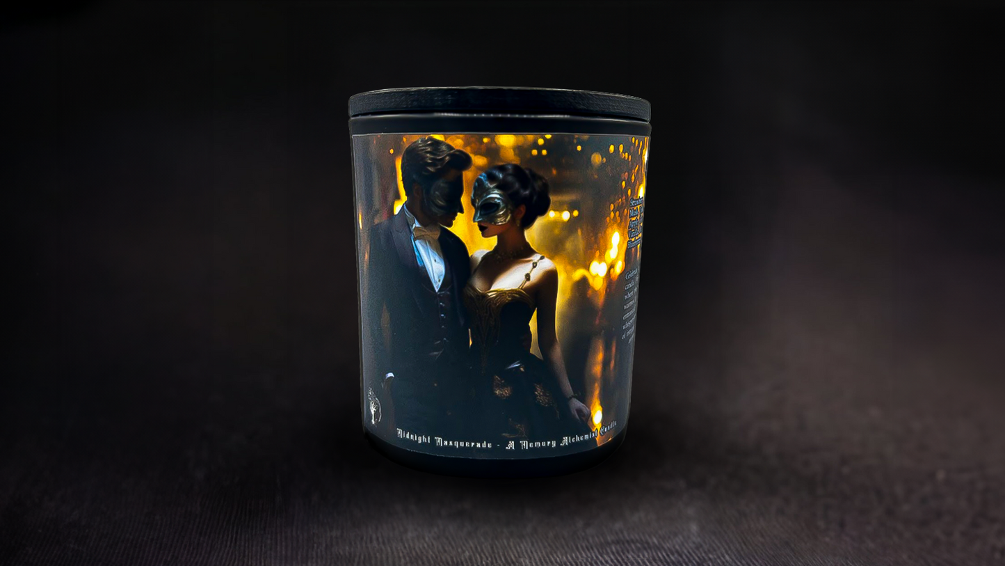 Midnight Masquerade - Decadent Berry and Spiced Citrus with a Hint of Vanilla Scented - Coconut and Apricot Luxury Wax Blend Candle