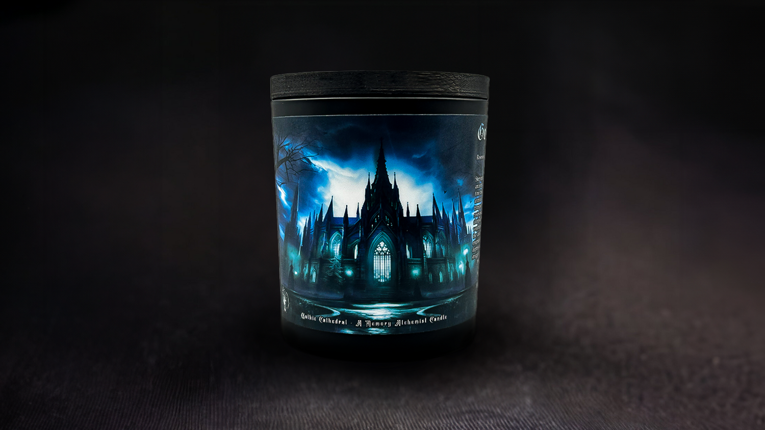 Gothic Cathedral - Aged Woods, Dark Tonka & Leather Candle
