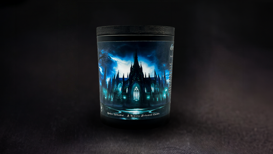 Gothic Cathedral - Aged Woods, Dark Tonka & Leather Candle
