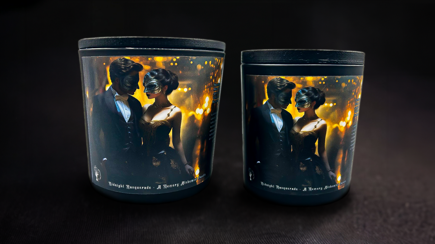 Midnight Masquerade - Decadent Berry and Spiced Citrus with a Hint of Vanilla Scented - Coconut and Apricot Luxury Wax Blend Candle