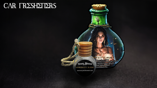 Aphrodite’s Elixir – Honeyed Fruits, Florals & Dark Amber Car Freshener