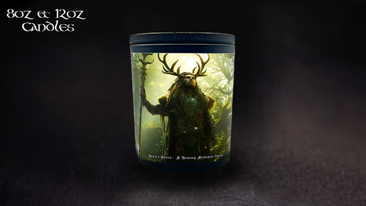 Druid’s Grove - Green Leaves, Floral & Earth Candle