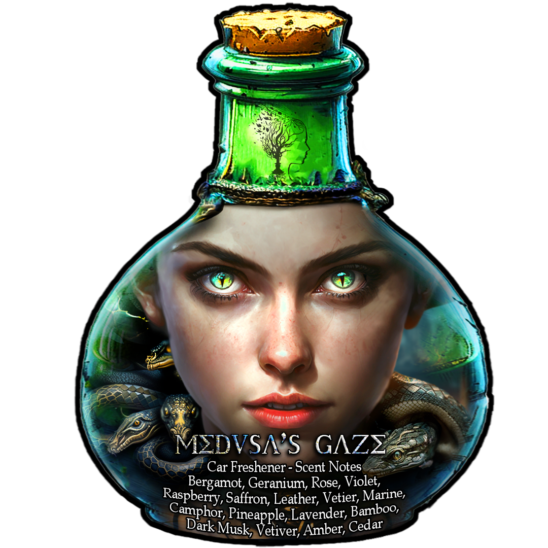 Medusa's Gaze - Enchanting Floral Elegance with a Hint of Exotic Spices - Car Fresherer