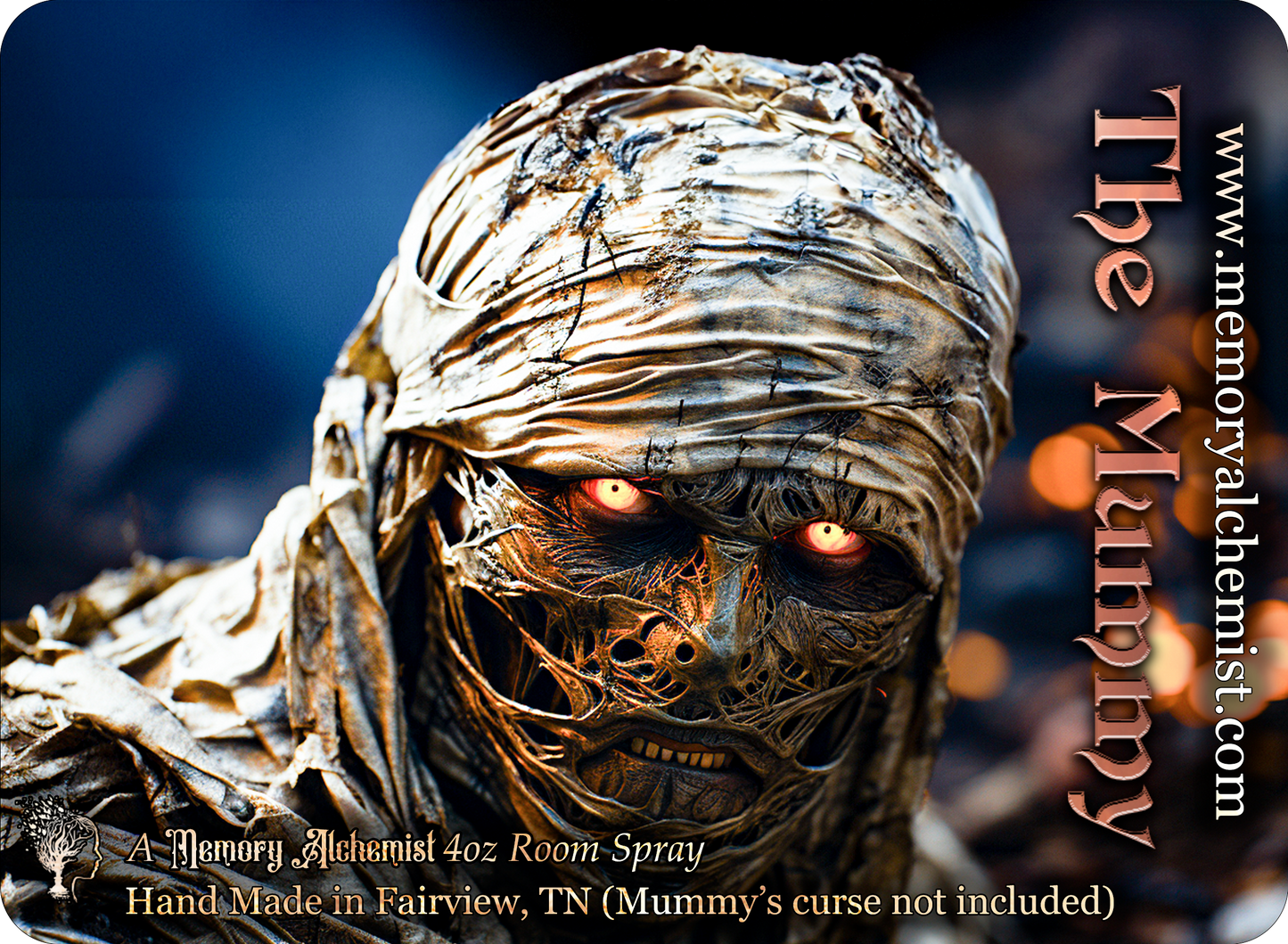 The Mummy - Mystical Resin & Sacred Wood with a Hint of Vanilla Scented - Room Sprays 4oz