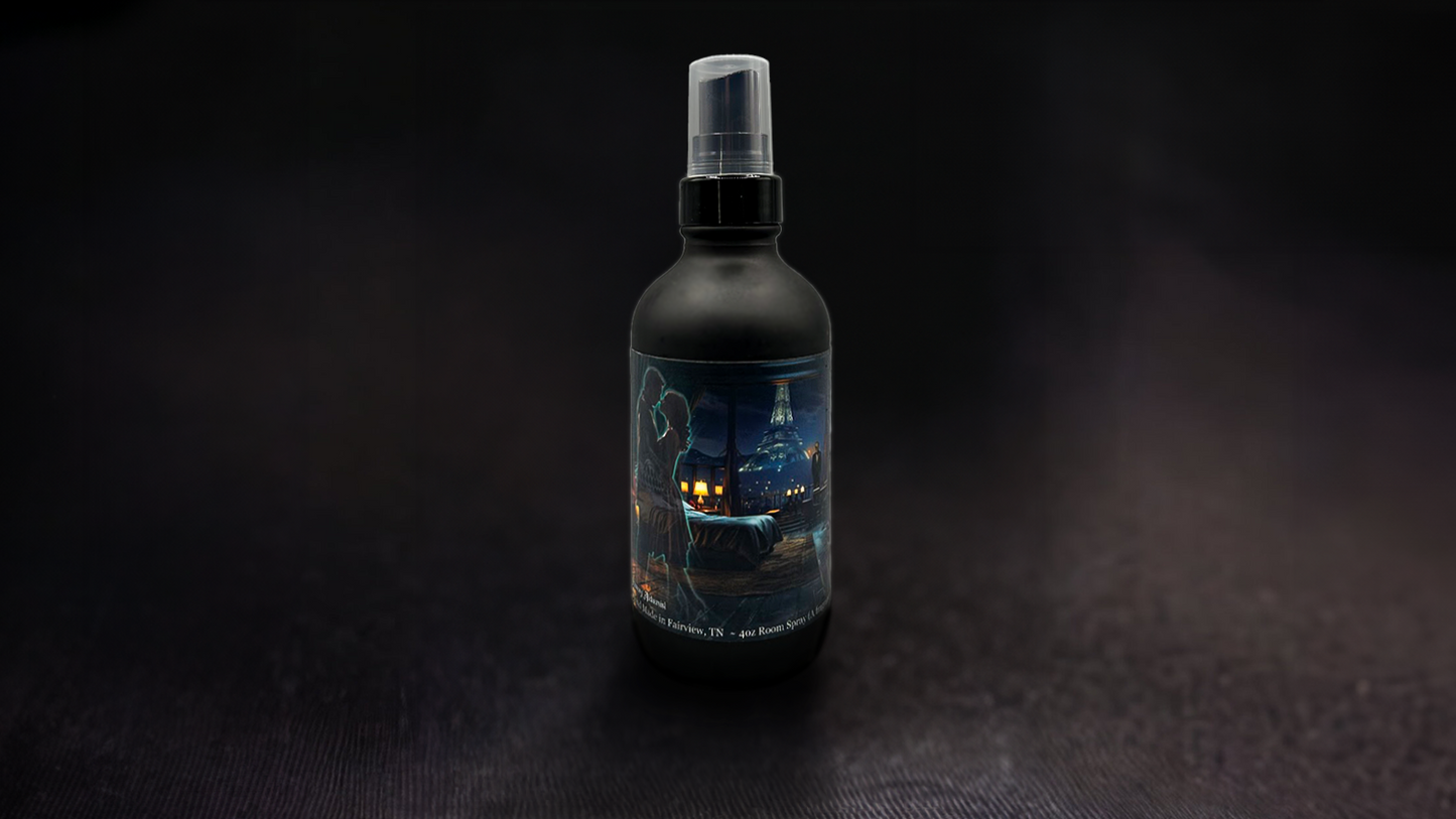 Boudoir Macabre - Haunting Rose and Black Raspberry with a Whisper of Powdery Musk Scented - Room Spray 4oz