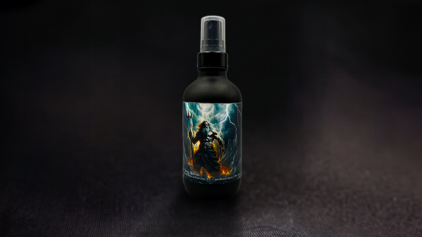 Poseidon’s Tempest - Refreshing Ozone and Sea Salt with a Hint of Plum scented – Room Spray 4oz