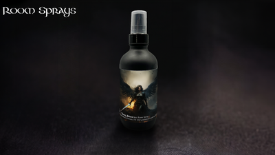 The Morrigan’s Shadow - Mystical Amber and Rich Leather with a Hint of Saffron Scented  - Room Spray 4oz